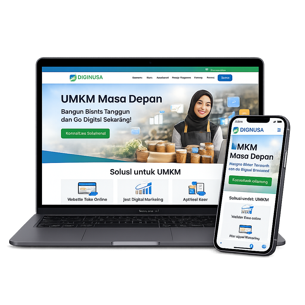 Preview website profesional untuk sekolah, pesantren, dan yayasan di Indonesia